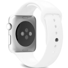 Puro Icon-silikoniranneke Apple Watch 38mm / 40mm / 41mm white