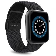 Puro Loop-nylonranneke Apple Watch 38mm/40mm black