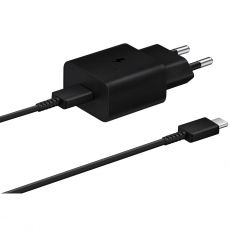 Samsung 15W verkkolaturi USB-C-kaapelilla black