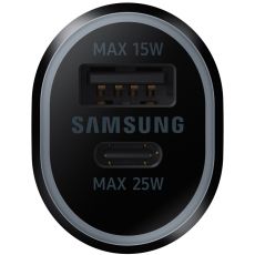 Samsung autolaturi USB-A 15W ja USB-C 25W