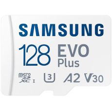 Samsung EVO Plus microSD 128GB SD-adapterilla