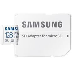Samsung EVO Plus microSD 128GB SD-adapterilla