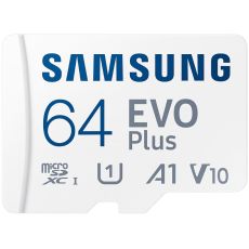 Samsung EVO Plus microSD 64GB SD-adapterilla