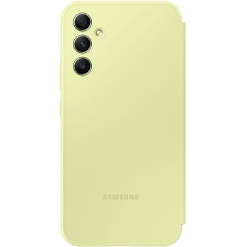 Samsung Galaxy A34 5G Smart Clear View Cover lime