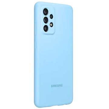 Samsung Galaxy A52/A52 5G/A52s 5G Silicone Cover suojakuori blue