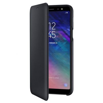 Samsung Galaxy A6+ 2018 Wallet Cover black
