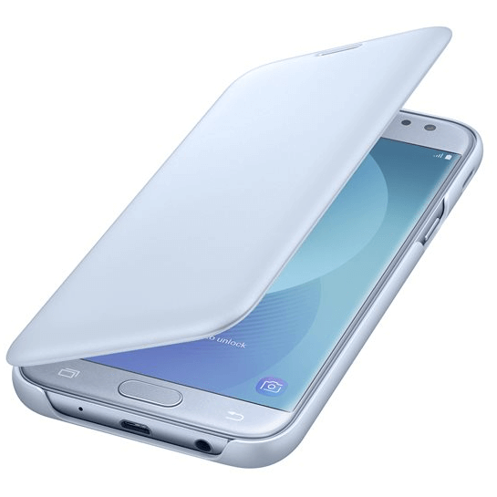 Tiny component Falsehood Samsung Flip Wallet Cover Galaxy J5 2017 blue