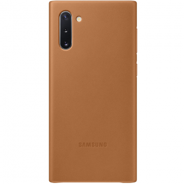 Samsung Galaxy Note 10 Leather Cover camel
