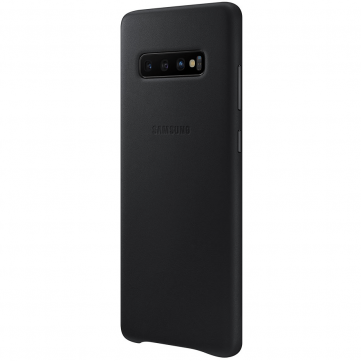 Samsung Galaxy S10+ Leather Cover black