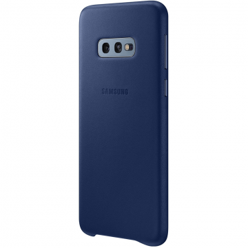 Samsung Galaxy S10e Leather Cover navy