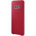 Samsung Galaxy S10e Leather Cover red
