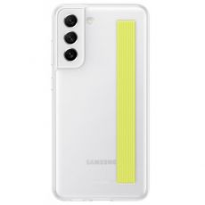 Samsung Galaxy S21 FE Clear Strap Cover white