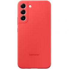 Samsung Galaxy S22+ 5G Silicone Cover suojakuori coral