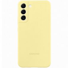 Samsung Galaxy S22+ 5G Silicone Cover suojakuori yellow