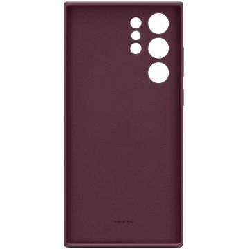 Samsung Galaxy S22 Ultra 5G Silicone Cover suojakuori burgundy