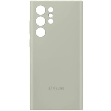 Samsung Galaxy S22 Ultra 5G Silicone Cover suojakuori olive