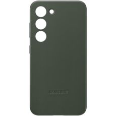 Samsung Galaxy S23 Leather Cover suojakuori green