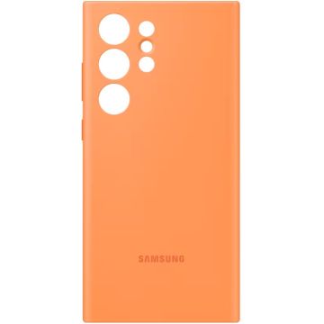 Samsung Galaxy S23 Ultra Silicone Cover suojakuori orange