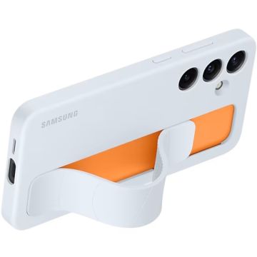 Samsung Galaxy S24+ Standing Grip Case suojakuori Light Blue
