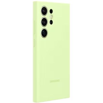 Samsung Galaxy S24 Ultra Silicone Case silikonisuoja Lime