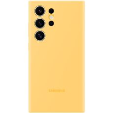 Samsung Galaxy S24 Ultra Silicone Case silikonisuoja Yellow