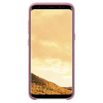 Samsung Galaxy S8 Alcantara Cover Pink
