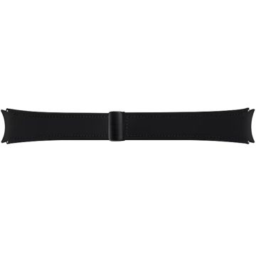 Samsung Galaxy Watch 4/5/6 -sarjan Eco-Leather ranneke M/L black
