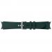 Samsung Galaxy Watch 4/5/6 -sarjan Hybrid Leather -ranneke M/L green