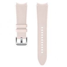 Samsung Galaxy Watch 4 -sarjan Hybrid Leather -ranneke S/M pink