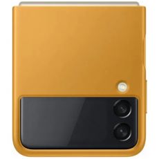 Samsung Galaxy Z Flip3 5G nahkakuori mustard