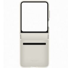 Samsung Z Flip5 Flap Eco-Leather Case suojakuori cream