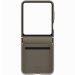Samsung Z Flip5 Flap Eco-Leather Case suojakuori etoupe