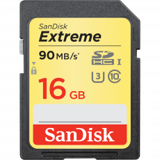 SanDisk Extreme SDHC 16GB UHS-I 90R/40W