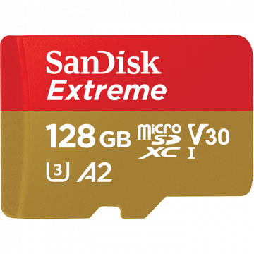 SanDisk microSDXC Extreme 128GB 190R/90W