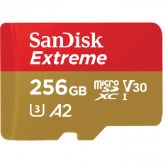 SanDisk microSDXC Extreme 256GB 160R/90W