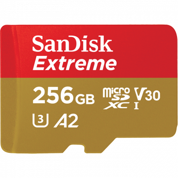 SanDisk microSDXC Extreme 256GB 190R/130W