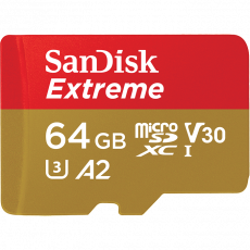 SanDisk microSDXC Extreme 64GB 170R/80W