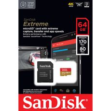 SanDisk microSDXC Extreme 64GB 170R/80W
