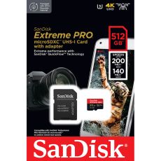 SanDisk microSDXC Extreme PRO 512GB 200R/140W