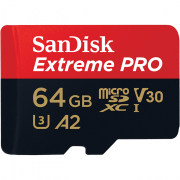 SanDisk microSDHC Extreme PRO 64GB 200R/90W