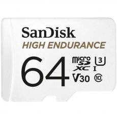 SanDisk High Endurance microSD 64GB 100R/40W