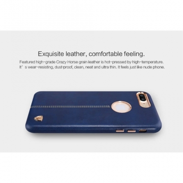 Nillkin iPhone 7/8 Plus Englon nahkakuori blue