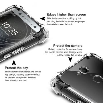 IMAK Xperia XA2 Ultra läpinäkyvä TPU-suoja Pro