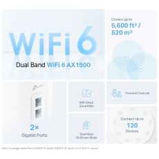 TP-Link Deco X10 AX1500 WiFi6 Mesh-yksikkö