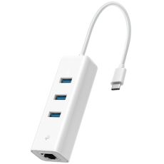 TP-Link UE330C USB-C -> USB x 3 / Ethernet -adapteri
