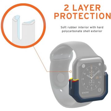 UAG Civilian suoja Apple Watch 44mm mallard/silver